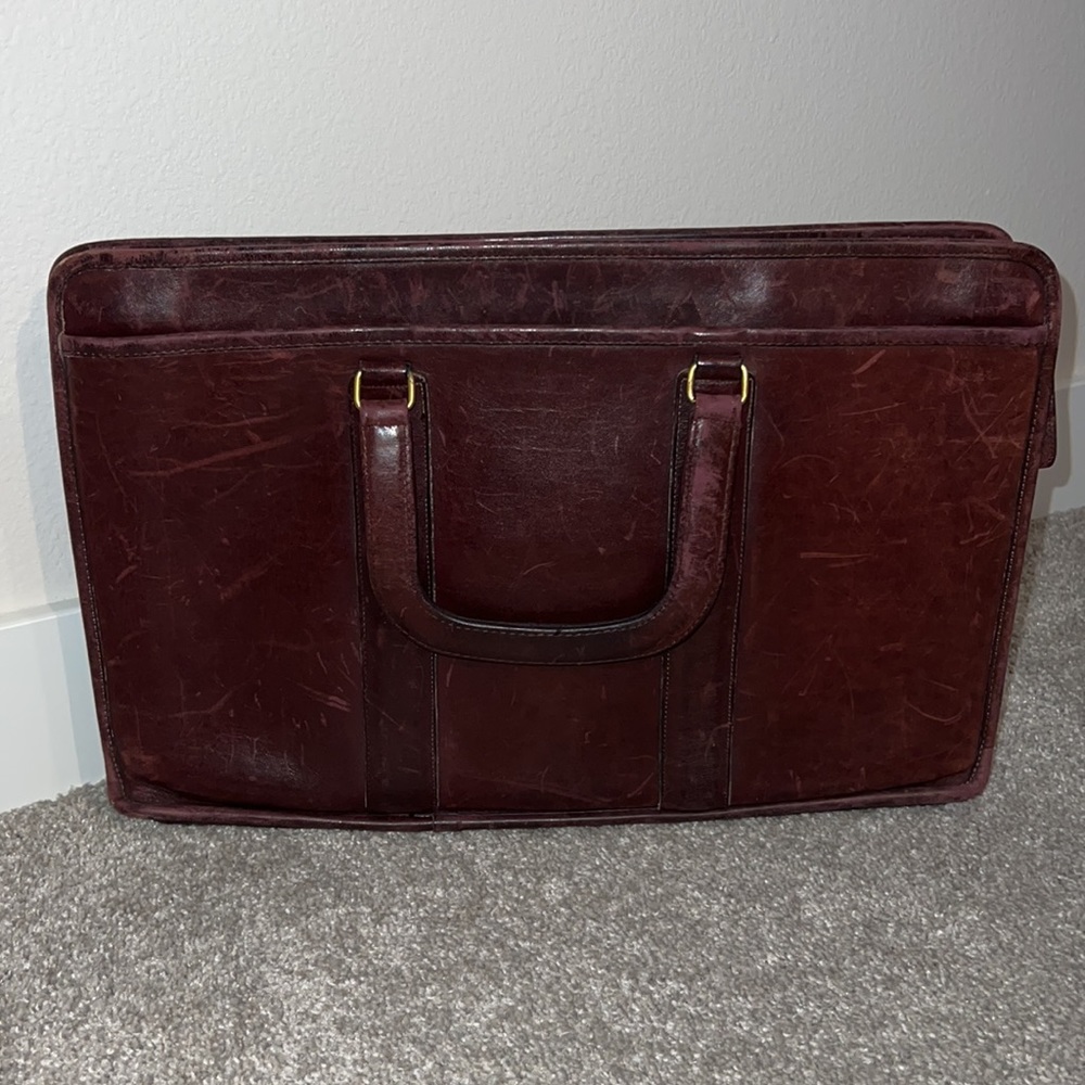 Rare Coach Embassy Briefcase | Leather, Brass Hardware | Made In NYC